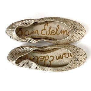 Sam Edelman Felicia 2 Gold Flats